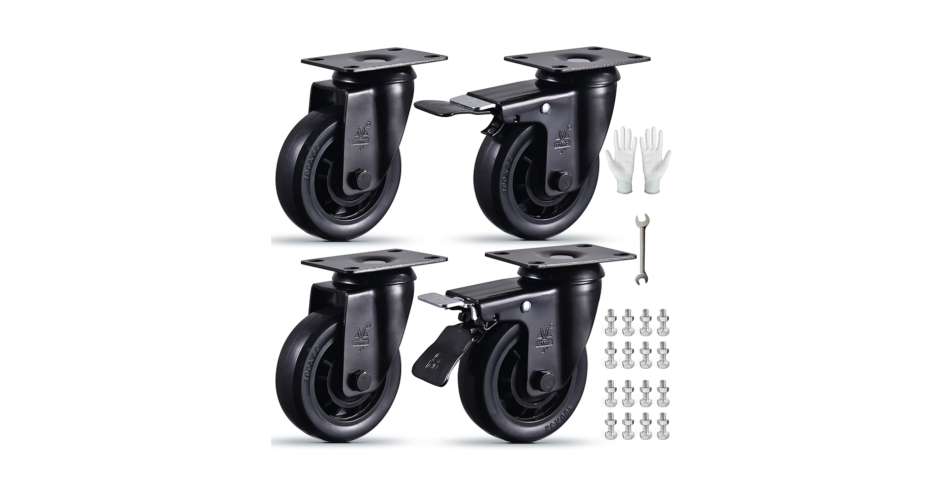 An application scenario or product detail of black caster wheels - Image 14