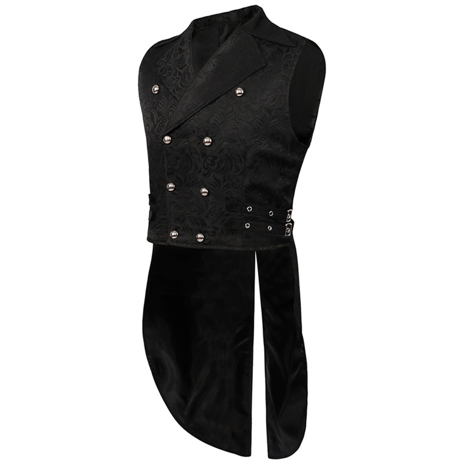 An application scenario or product detail of black cloak vest men - Image 20