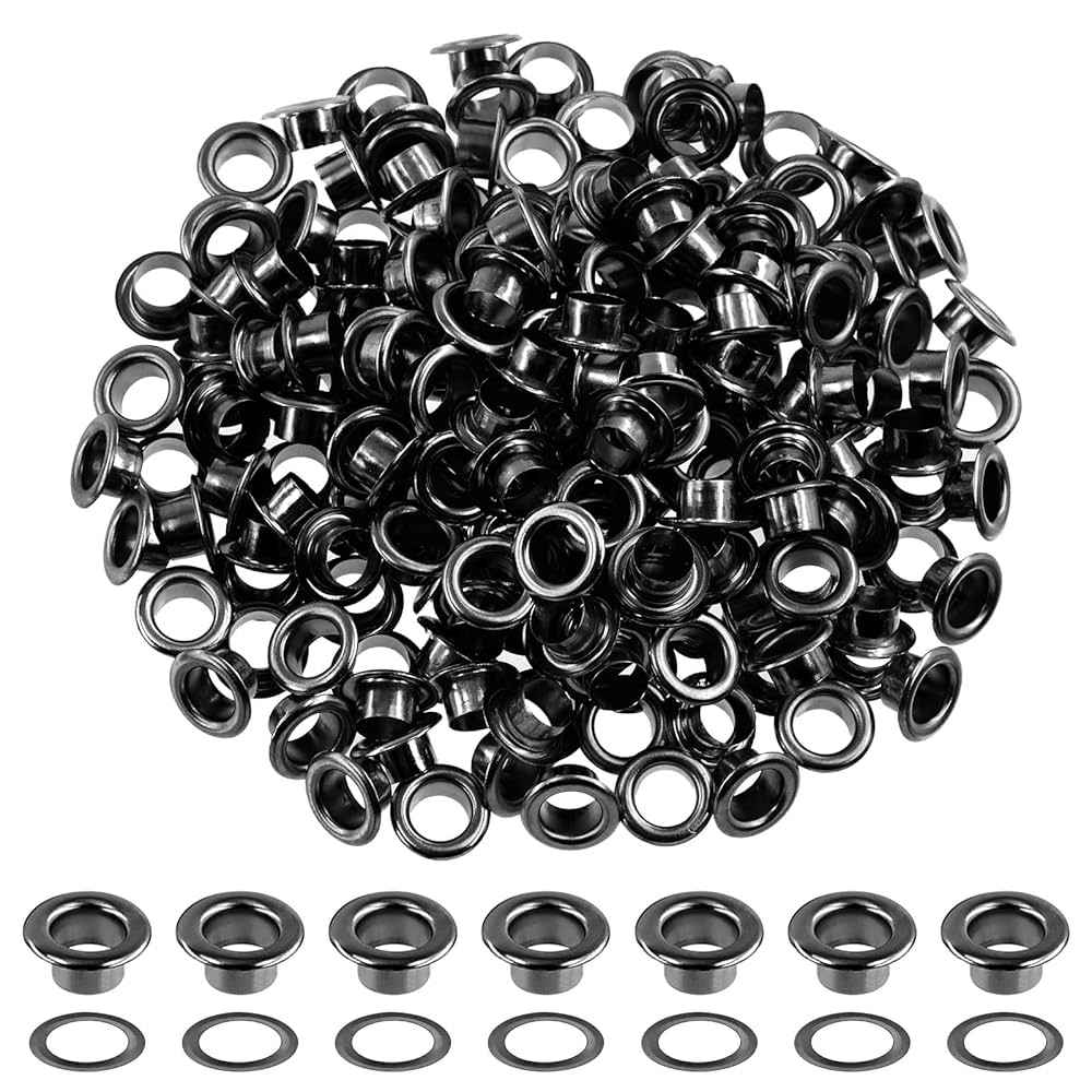 An application scenario or product detail of black eyelets - Image 1