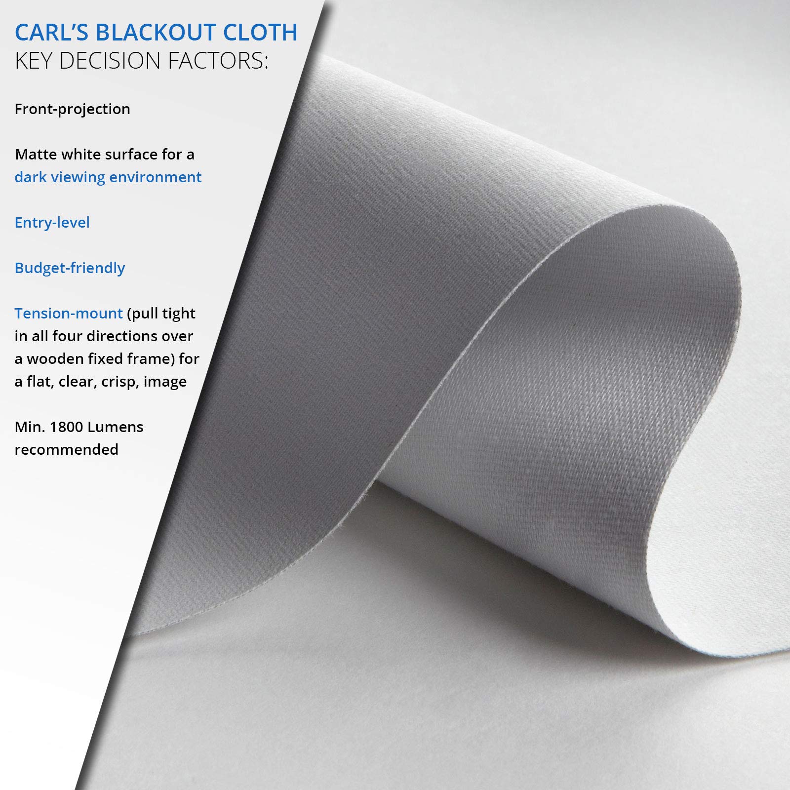 An application scenario or product detail of blackout fabric for projector screen - Image 10