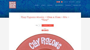 Blockhead Skateboards - Clay Pigeons Wheels