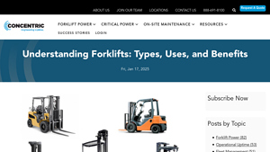 Concentric USA - Forklift Types Explained