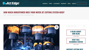 Jet Edge - Key Products