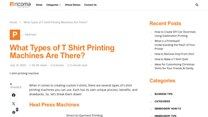 Ricoma - Heat Press Machines