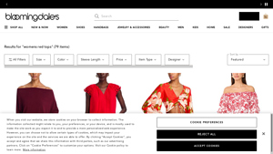 Bloomingdale's - Women's Red Tops