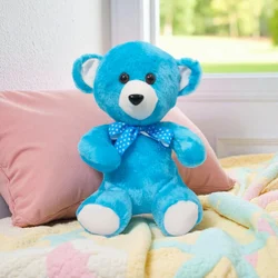 An application scenario or product detail of blue colour teddy - Image 8