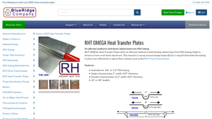 Blue Ridge Company - RHT OMEGA Heat Transfer Plates