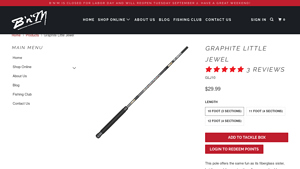 B'n'M Pole Company - Graphite Little Jewel