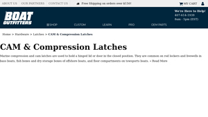 Boat Outfitters - Cam & Compression Latches