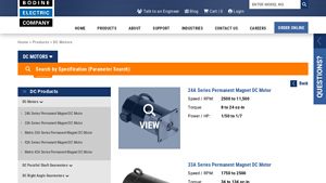 Bodine - PMDC Motors
