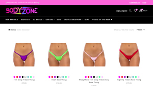 Body Zone Apparel - Exotic Dancewear Collection