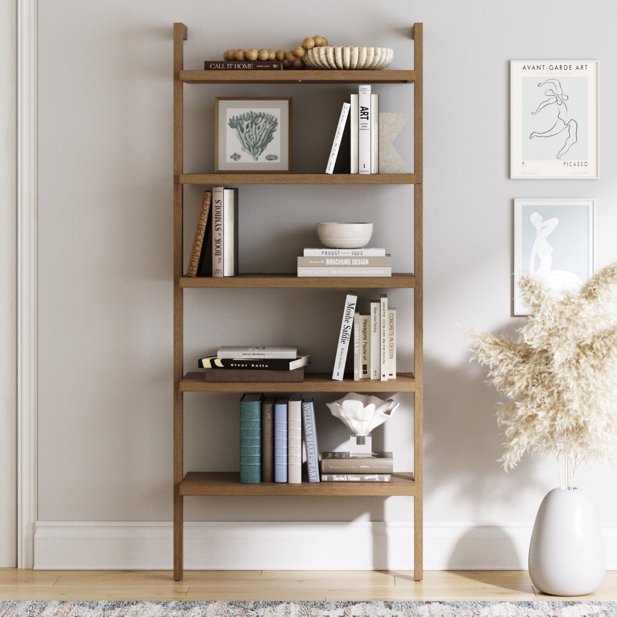 An application scenario or product detail of boho bookshelf - Image 3