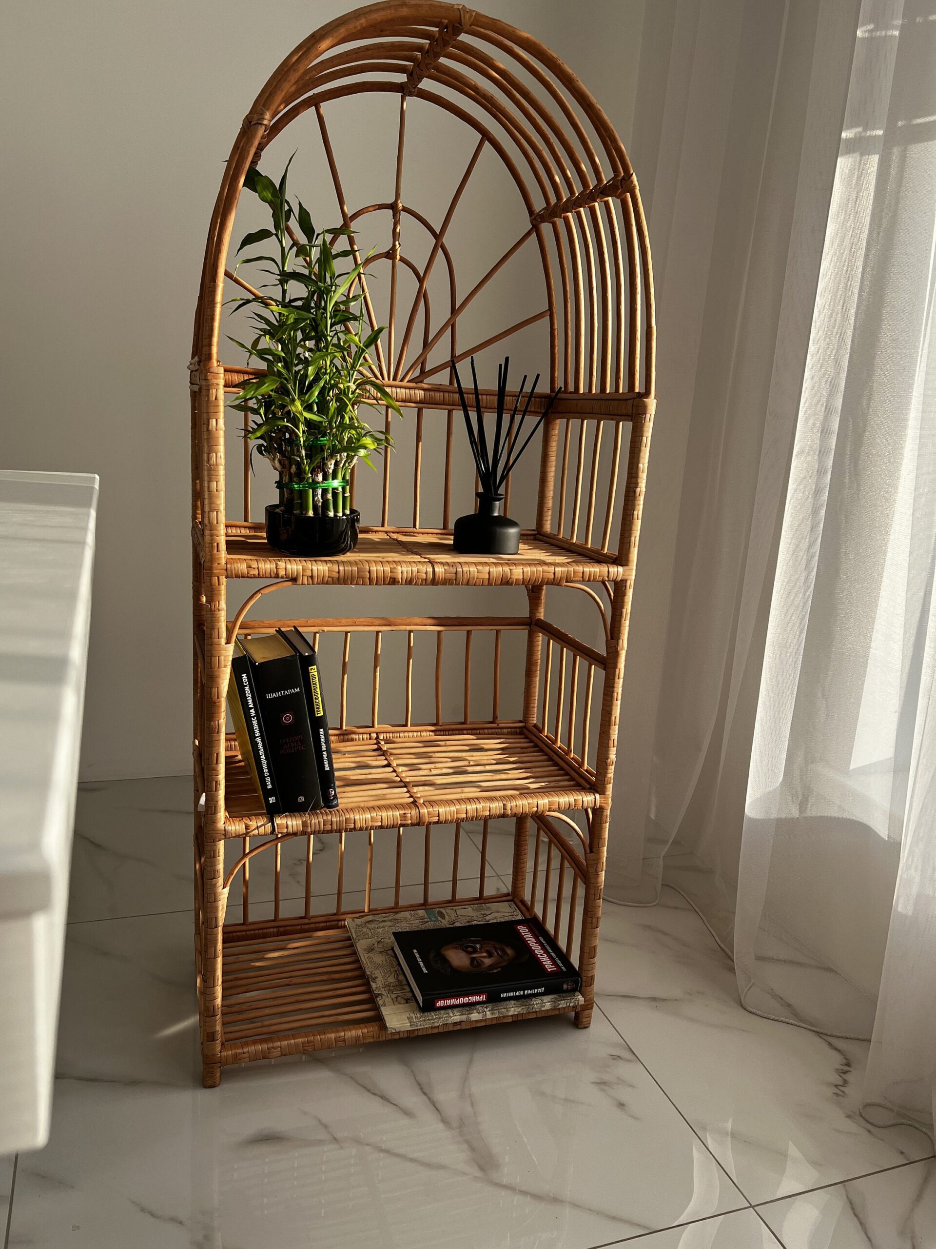 An application scenario or product detail of boho bookshelf - Image 12