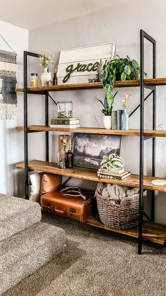 An application scenario or product detail of boho bookshelf - Image 13