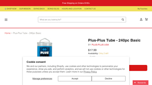 PLUS-PLUS USA - Plus-Plus Tube - 240pc Basic