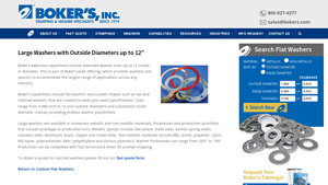 Bokers - Large Flat Washers