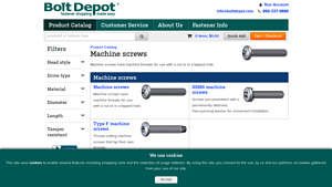 Bolt Depot - Machine Screws
