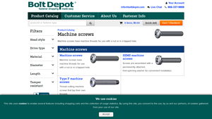 Bolt Depot - Machine Screws