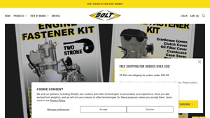 Bolt Motorcycle Hardware - Apparel & Wheel Related Items