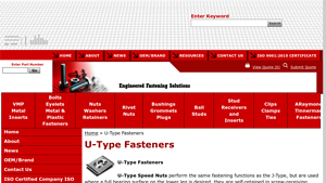 Bolt Products - U-Type Fasteners