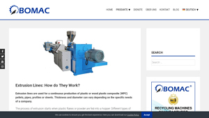 Bomac Industries - Extrusion Lines for Plastics and WPC