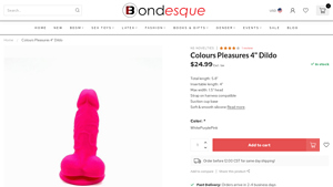 NS Novelties - Colours Pleasures 4 Inch Dildo