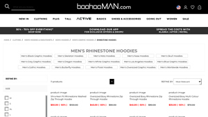 boohooMAN - Rhinestone Hoodies