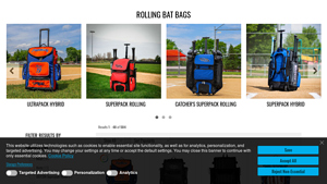 Boombah - Rolling Bat Bags