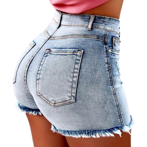 An application scenario or product detail of booty shorts jeans - Image 14