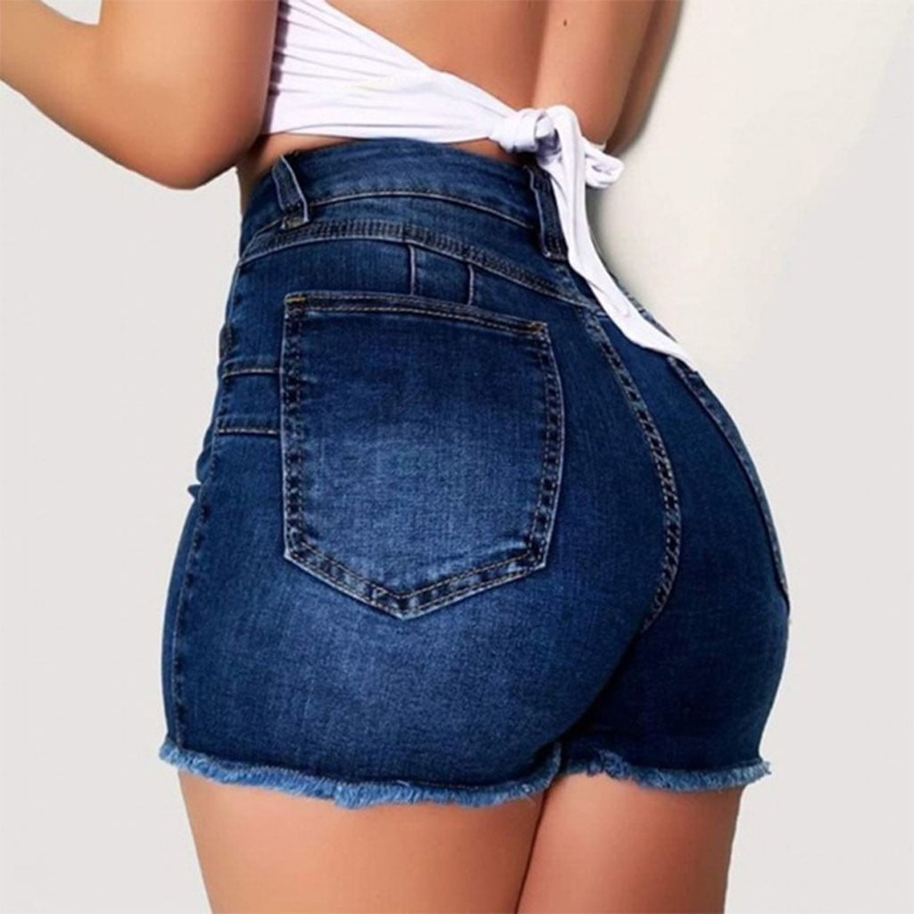 An application scenario or product detail of booty shorts jeans - Image 23