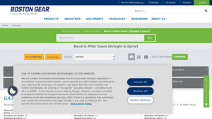 Boston Gear - Bevel & Miter Gears