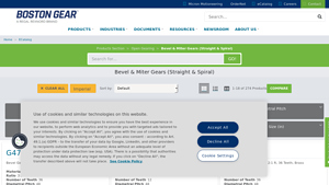 Boston Gear - Bevel & Miter Gears