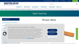 Boston Gear - Pinion Wire