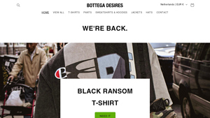 Bottega Desires - Black Ransom T-Shirt