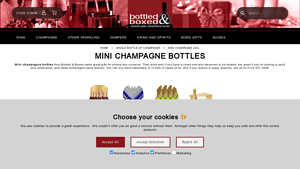 Bottled & Boxed - Mini Champagne Bottles