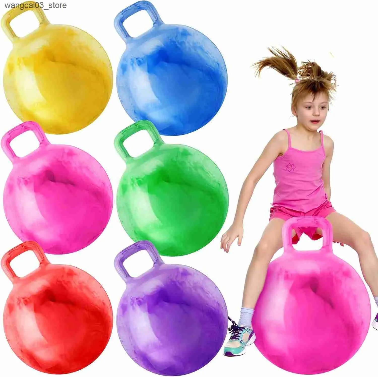 An application scenario or product detail of bouncy ball with handle - Image 2