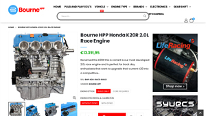 Bourne HPP - K20R 2.0L Race Engine