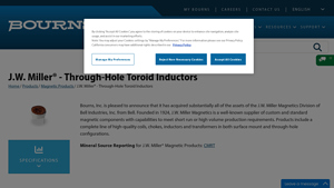 Bourns - J.W. Miller Toroid Inductors