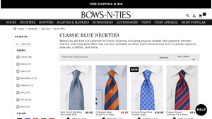 Bows-n-Ties - Blue Neckties