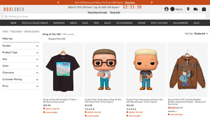 BoxLunch - King of the Hill Merch