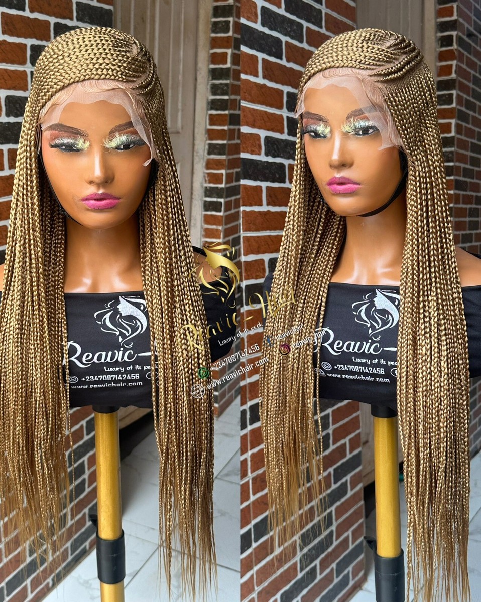 An application scenario or product detail of braided wigs for black women - Image 4