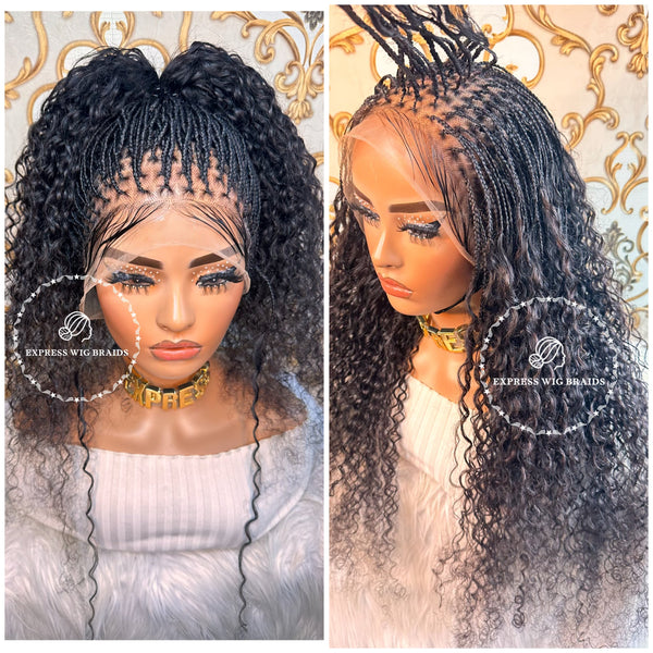 An application scenario or product detail of braided wigs for black women - Image 6