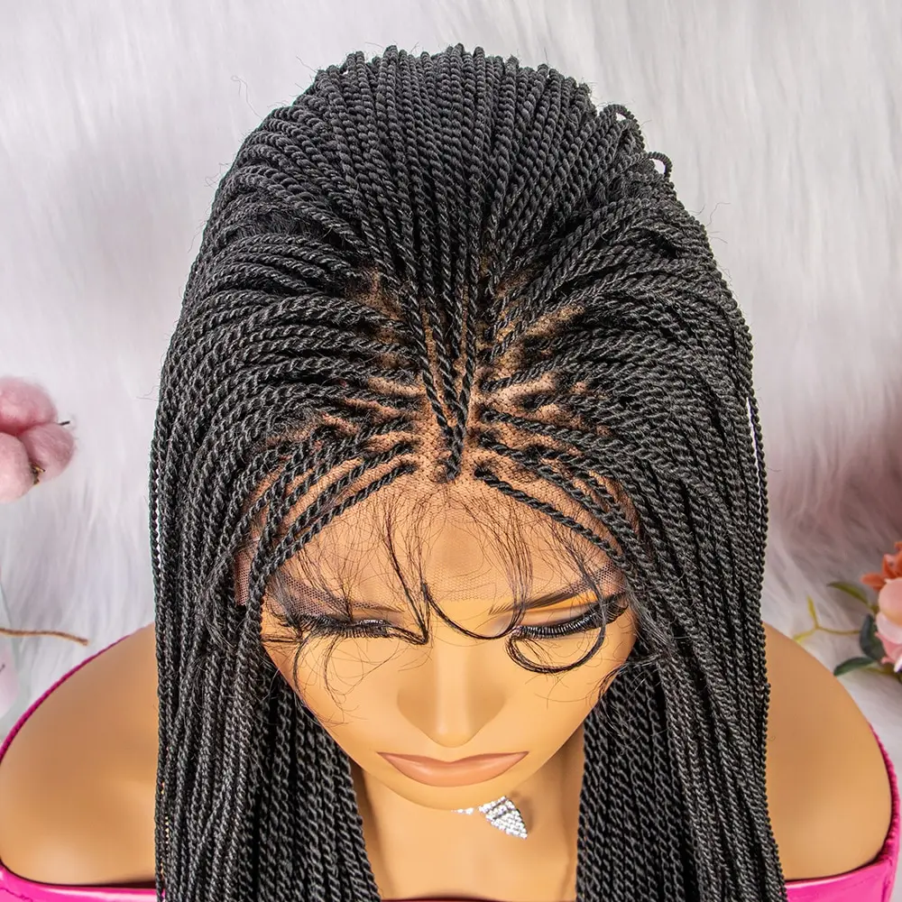 An application scenario or product detail of braided wigs for black women - Image 16