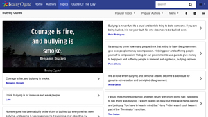 BrainyQuote - Anti-Bullying Awareness