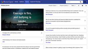 BrainyQuote - Inspirational Quotes on Bullying