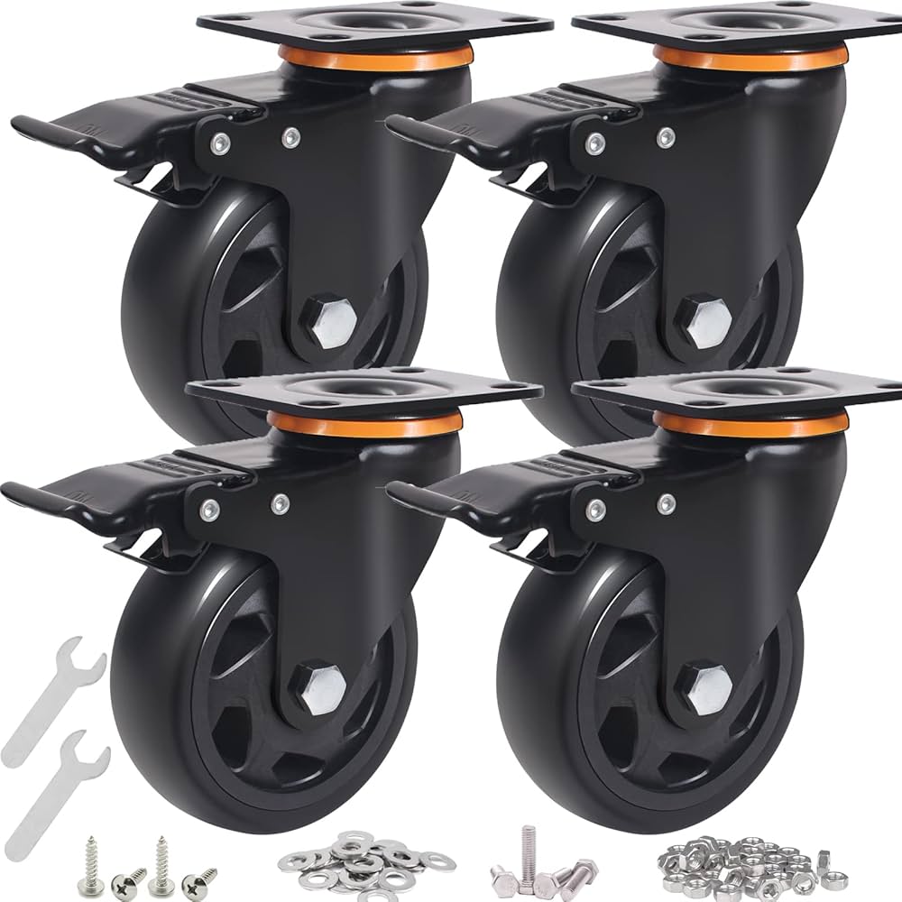 Featured image for the braked castor wheels guide