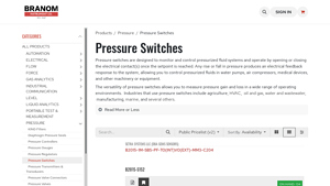 Branom - Pressure Switches