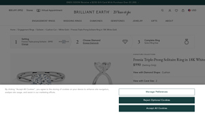 Brilliant Earth - Freesia Triple-Prong Solitaire Ring