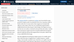 Britannica - Permanent-Magnet Motors