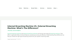 BroachingMach - Internal Broaching Machines